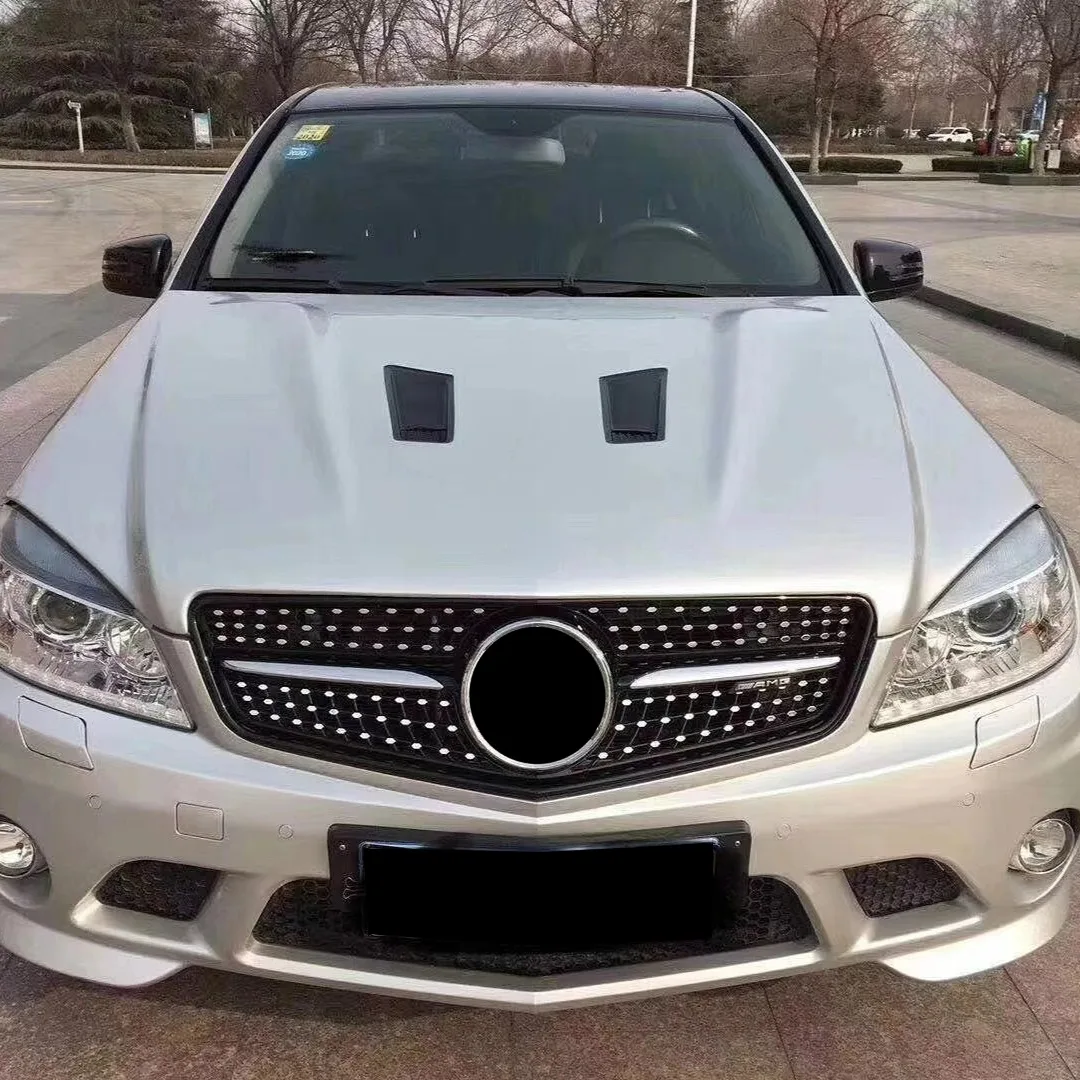 Front Mask Grille Upgrade Inlet Bumper Grill Tuning Mesh For Mercedes Benz C class W204 C204 S204 Coupe C43 2007-2014 C180 C200