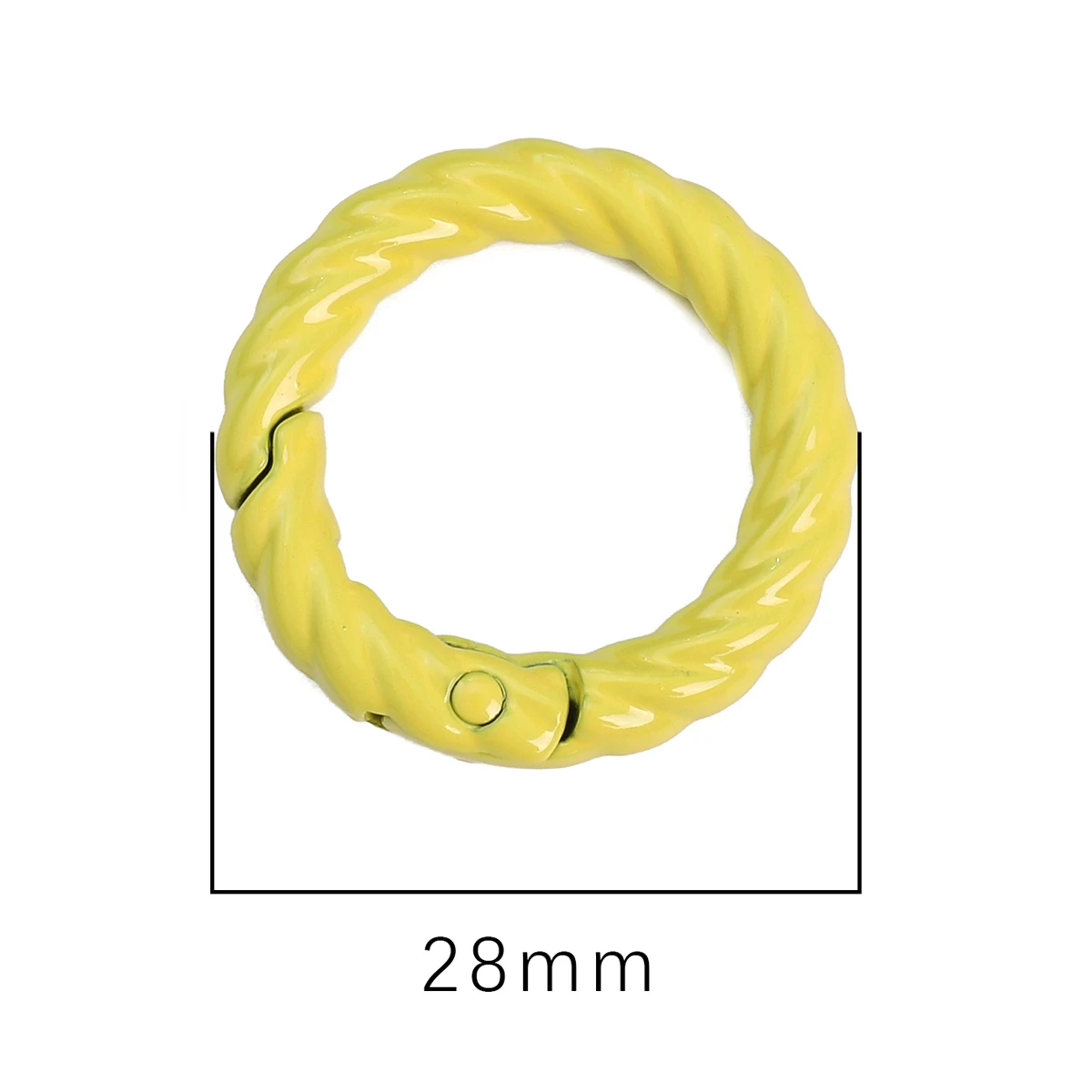 1/5pcs Round Lobster Clasp Keychain DIY Findings