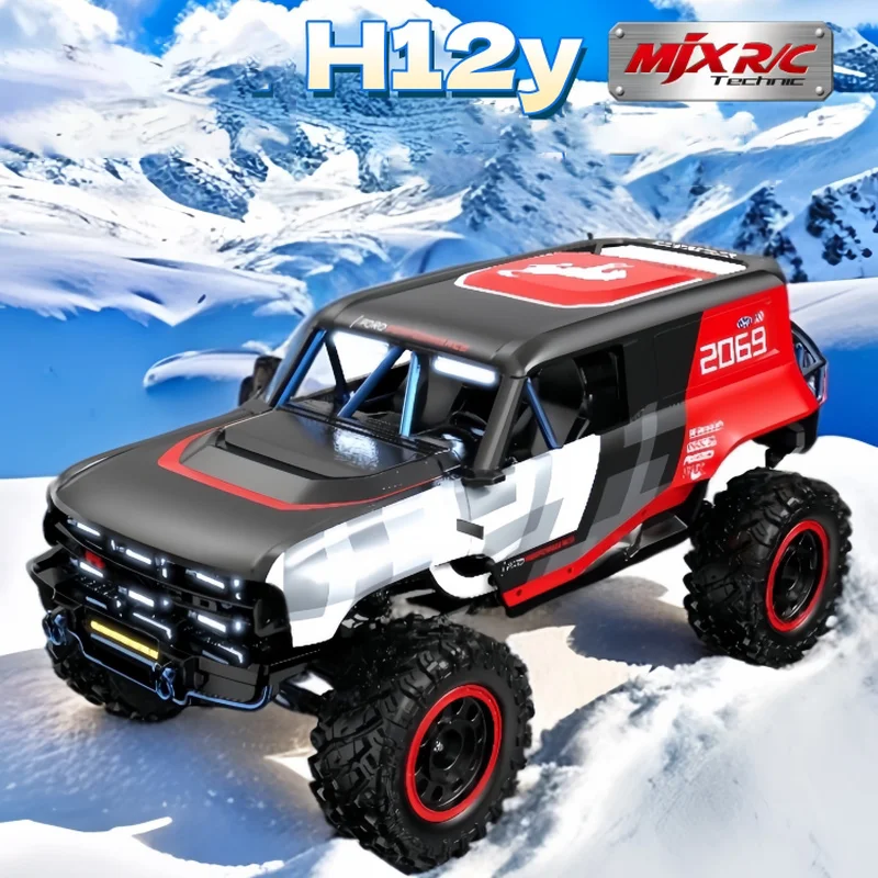 MJX Hyper Go H12P Bronco 1/12 Rock Crawler RC modelo de Control remoto coche de alta velocidad 4WD vehículo todoterreno simulado RTR