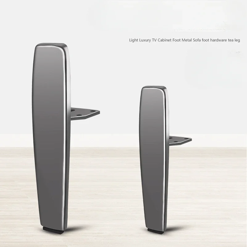 4pcs Light Luxury Metal Thickened Bathroom Cabinet TV Cabinet Table Edge Support Legs Sofa Feet Hardware Feet Tea Table Feet