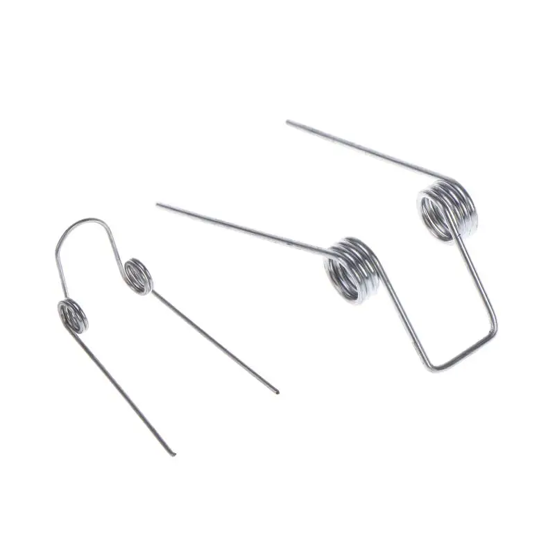 2Pcs Crane Hook Double Torsion Safety Spring Secure Anti Decoupling Device for Industrial Rigging and Heavy Lifting Protection