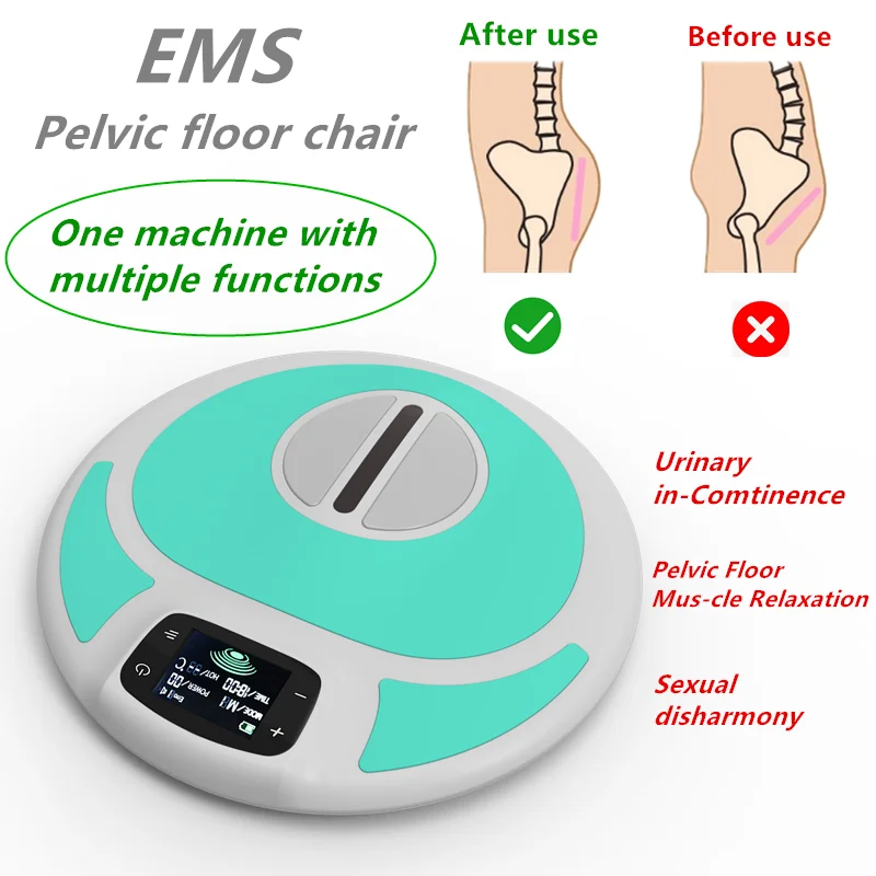 NEW 2024 EMS Pelvic Floor Chair Butt Lifting Electric Stimulator kegel Exercise Postpartum Incontinence Slack Treatment Chair