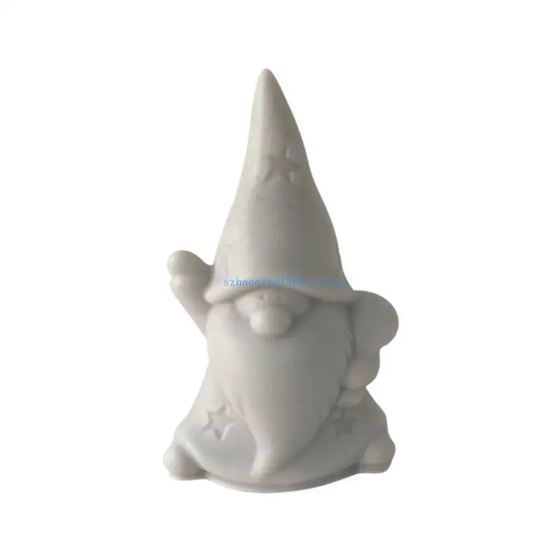 85LF سانتا كلوز قالب من السيليكون شمعة الراتنج الايبوكسي قالب الصب عيد الميلاد الحلي الطين الحرف اليدوية الراتنج الايبوكسي قالب