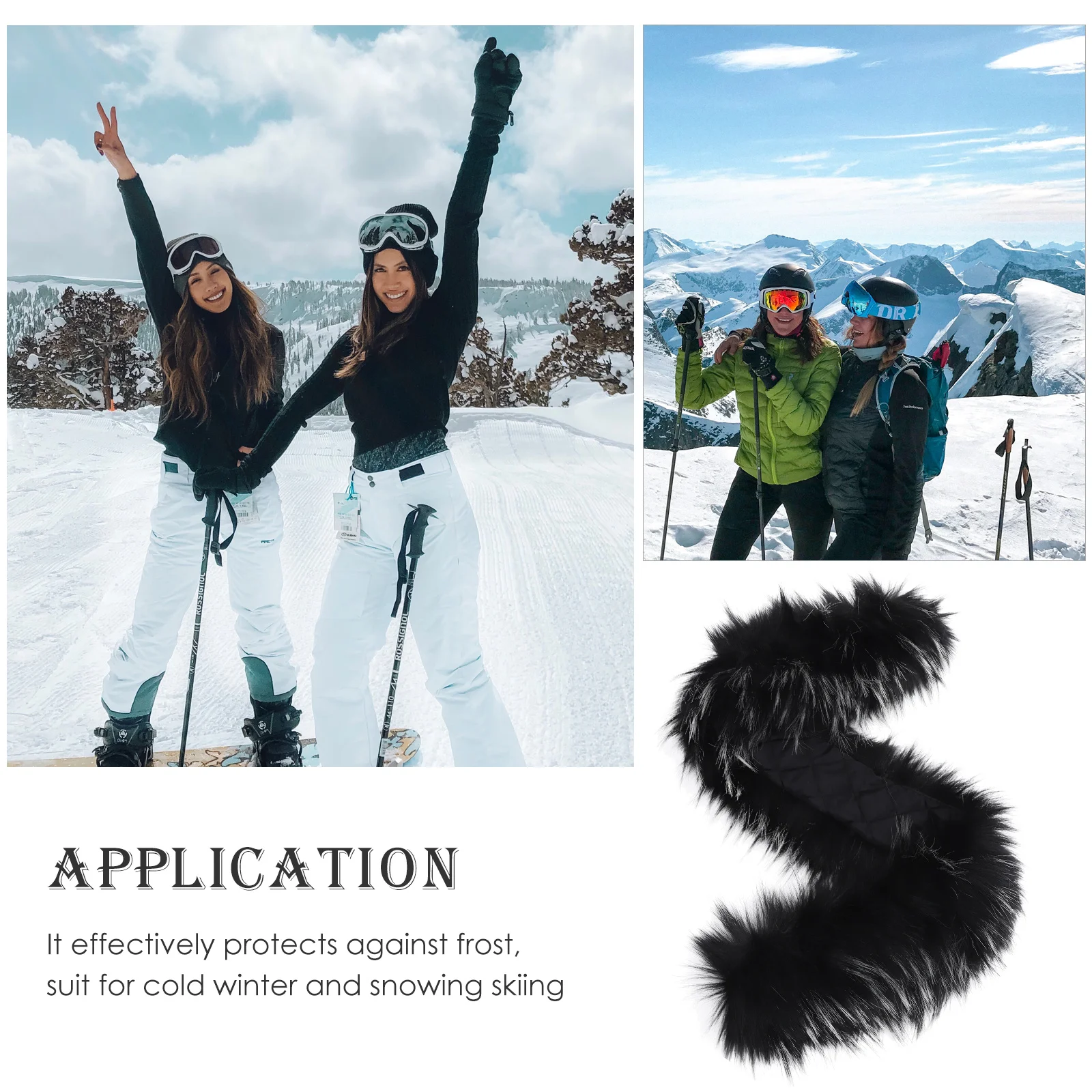 

Elegant Faux Fox Scarf 82 Cm Women Collar Warm Winter Scarves Shawl Wraps Soft Furry Fake Neck Handkerchief