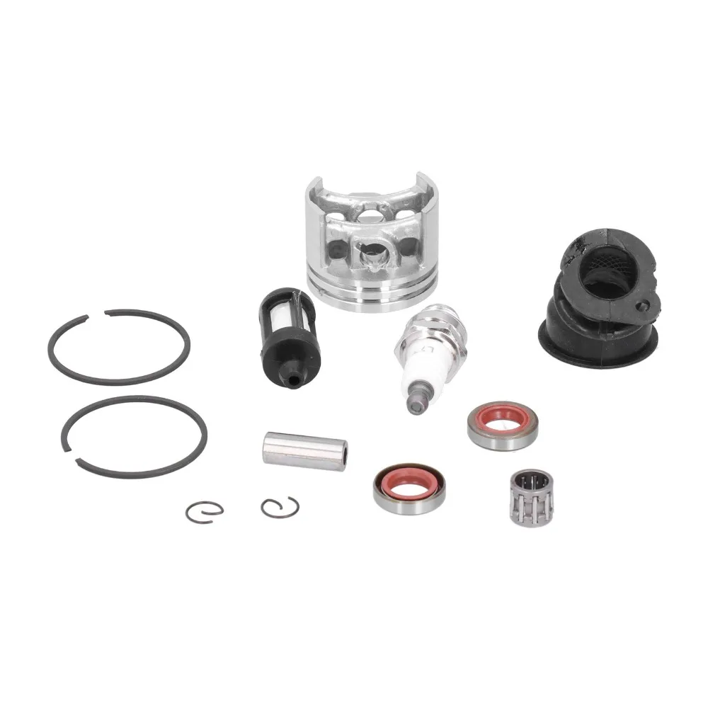 Grey Cylinder Piston Kit Compact Metal Chainsaw Piston Assembly Easy to Install for Stihl 020 020T MS200 MS200T