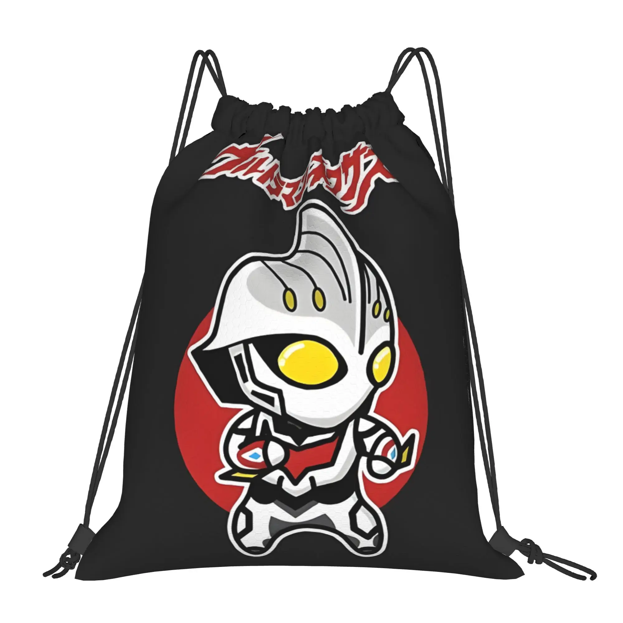 gym Pouch Ultraman Nexus Chibi Style Kawaii  Drawstring Bags Men Women Storage Backpack Teenager Bag Multi-function Pocket