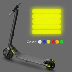 5Pcs Electric Scooter Night Reflective Safety Sticker For Ninebot ES1 ES2 ES3 ES4 E22 E25 Electric Scooter Night Warning Sticker