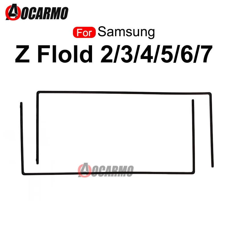 Dla Samsung Galaxy Z Fold 4 3 5 6 7 Fold2 Z Flip 4 5 6 Flip5 Przedni Ekran Stojak Środkowa Ramka Bezel LCD Uchwyt Plastikowy