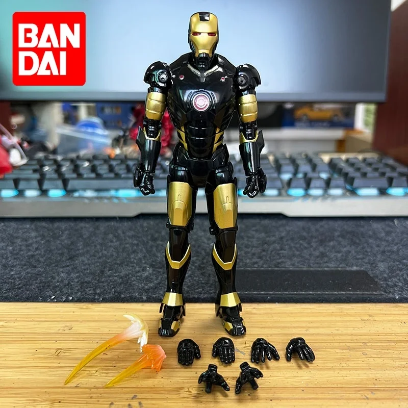 Genuine Bandai Shf First Edition Avengers Alliance Iron Man Mk20 Mark20 6-inch Action Figure Collection Model