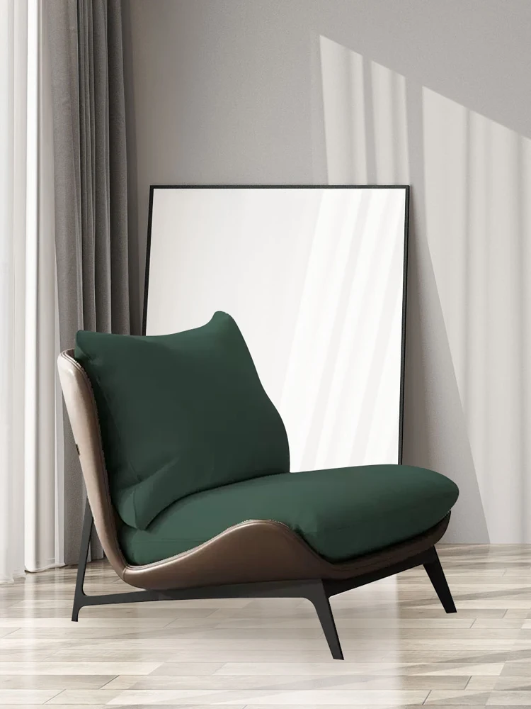 

Light luxury single sofa chair Small apartment minimalist leisure chair Lazy chair