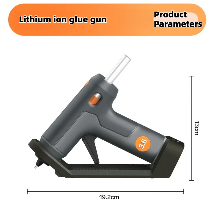 40W Hot Melt Glue Gun With 7MM Transparent Glue Stick Mini Gun Home Electric Heat Temperature Gun Repair Tool Stick Set portable