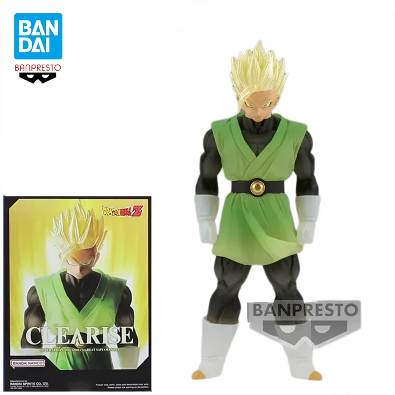 Bandai-BANPRESTO Dragon Ball Z CLEARISE Anime Model Toys, Son Gohan, Super Saisuperb, Anime Figure, Collecemballages Gifts, En stock, Authentique