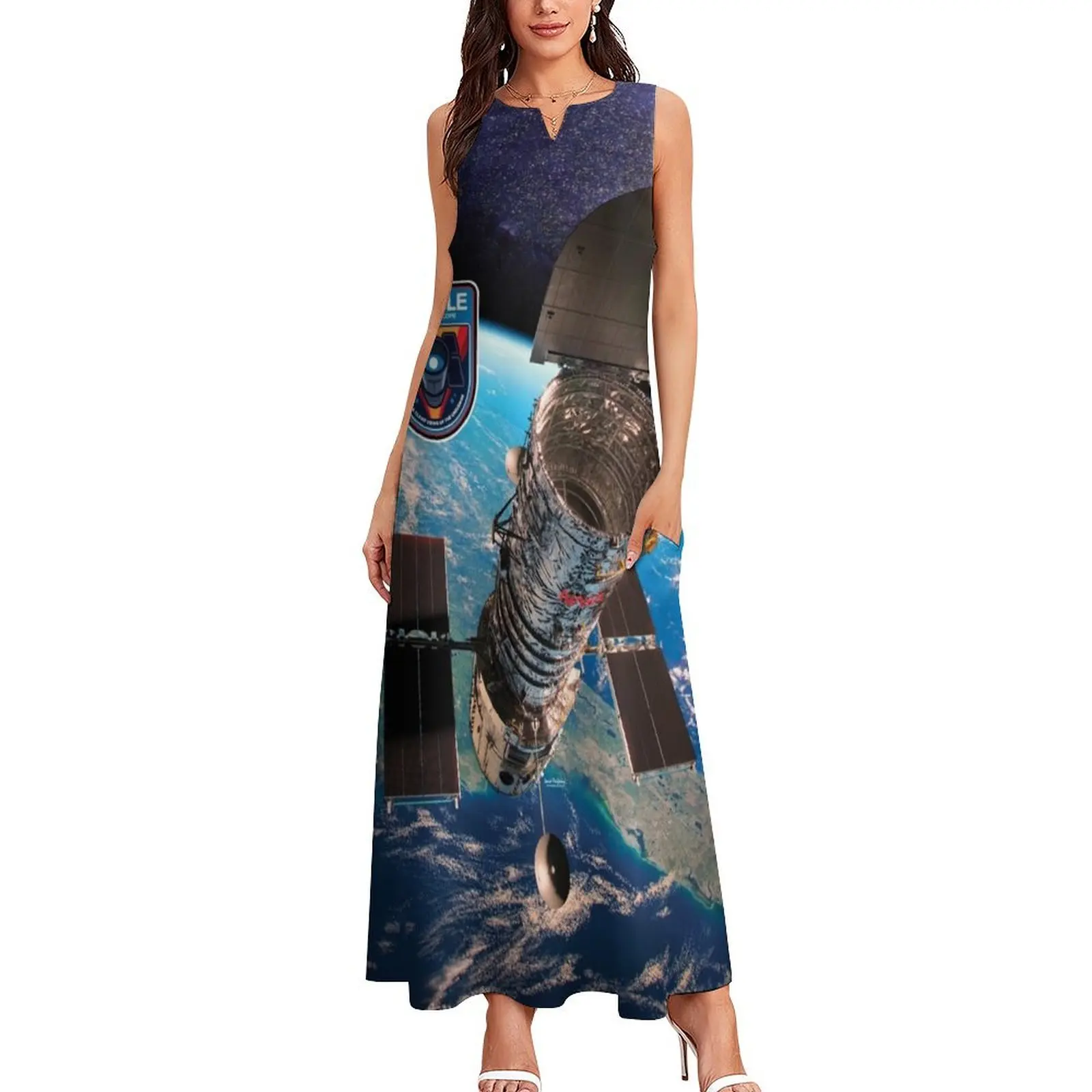 Hubble Space Telescope Long Dress dresses for womens dresses with long sleeves Dress