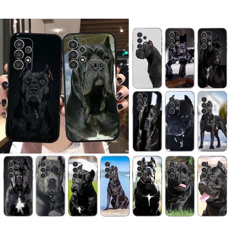 Cane corso Dog Phone Case For Samsung A73 A13 A14 A32 A71 A33 A52 A53 A72 A51 A22 A23 A34 A54 A52 Shell