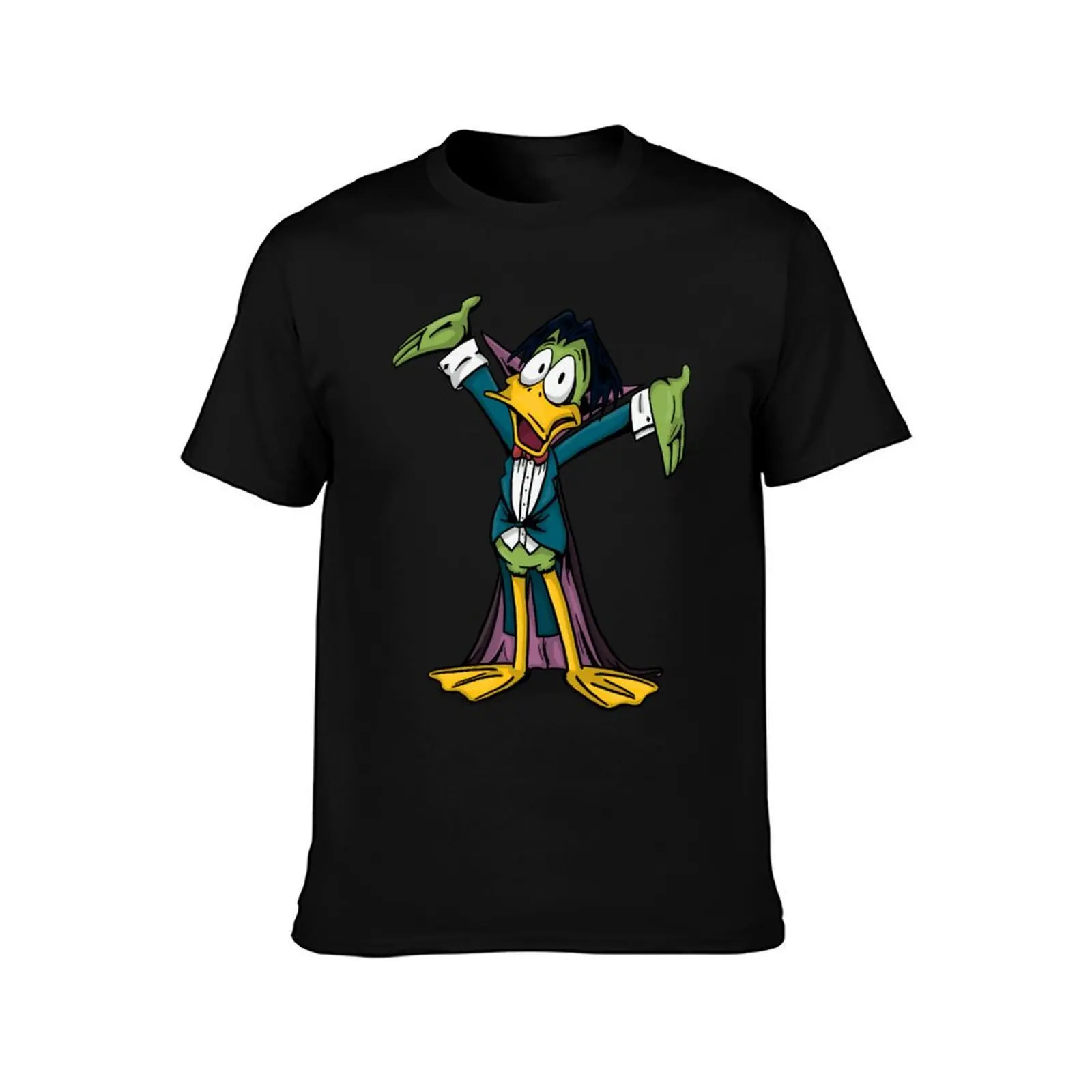 Day Gifts Count Duckula Graphic For Fans T-Shirt Basic Solid Color Short Sleeve Cotton Top T-Shirt