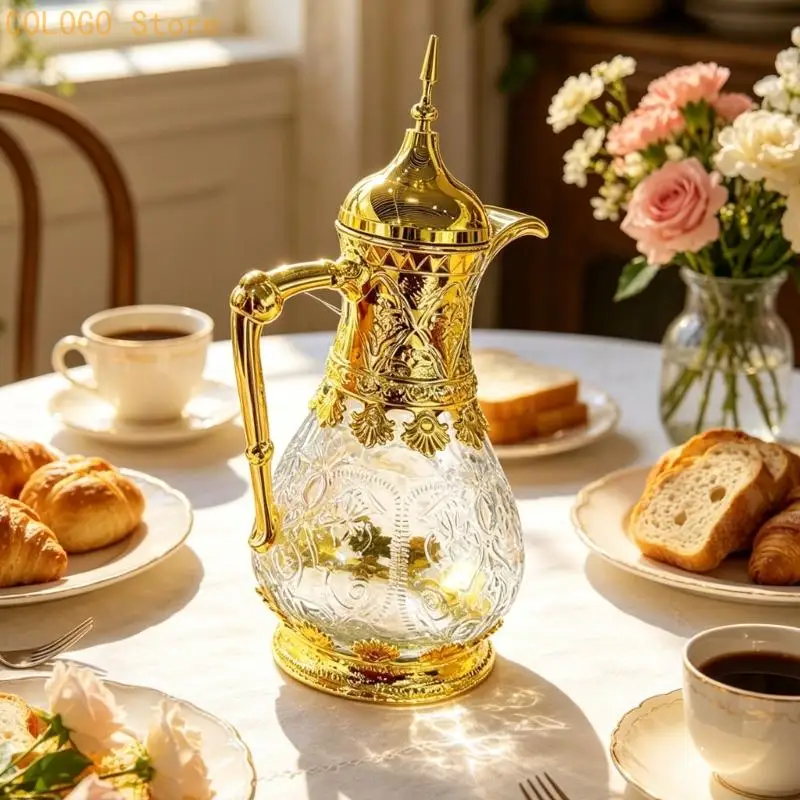 High Quality Glass Coffee Pitcher 1.6L highlighting Leak Resistant Design Simple To Maintain And Durable D0LD