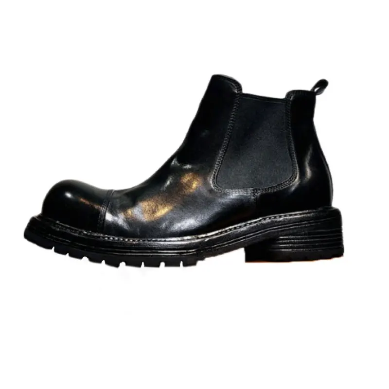 أحذية جلدية فاخرة للرجال، أحذية متينة من جلد البقر وجلد الحصان للأعمال والأنشطة الخارجية AJ3105