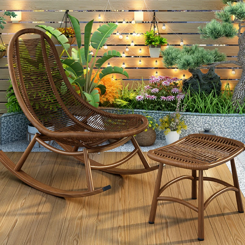 Designer Fancy Garden Chair Modern Lounge Hotel Home Garden Chair Balcony Occasional Cadeira Space Saving Furniture