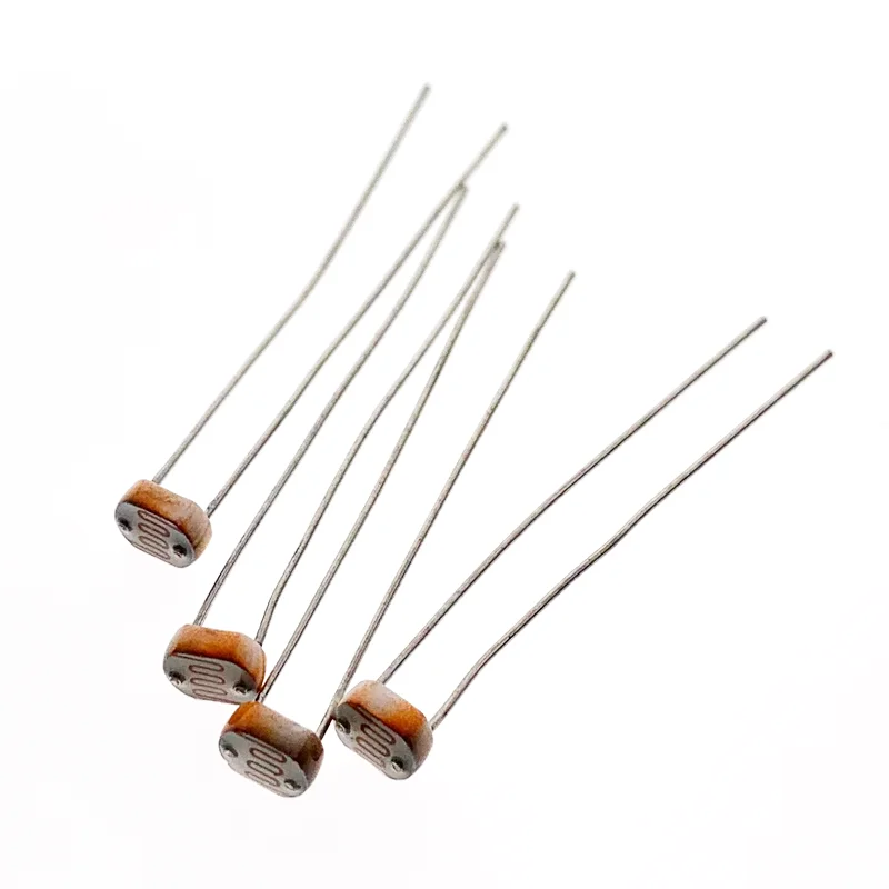 

10Pcs Photoresistor 5528 photoelectric switch element photoelectric detection element 5MM