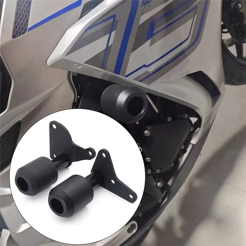For Zontes 703RR 703Rr Compatible Motorcycle Frame Sliders Anti-Fall Bumper Kit Exhaust Escape Seat Lever Crash Pad
