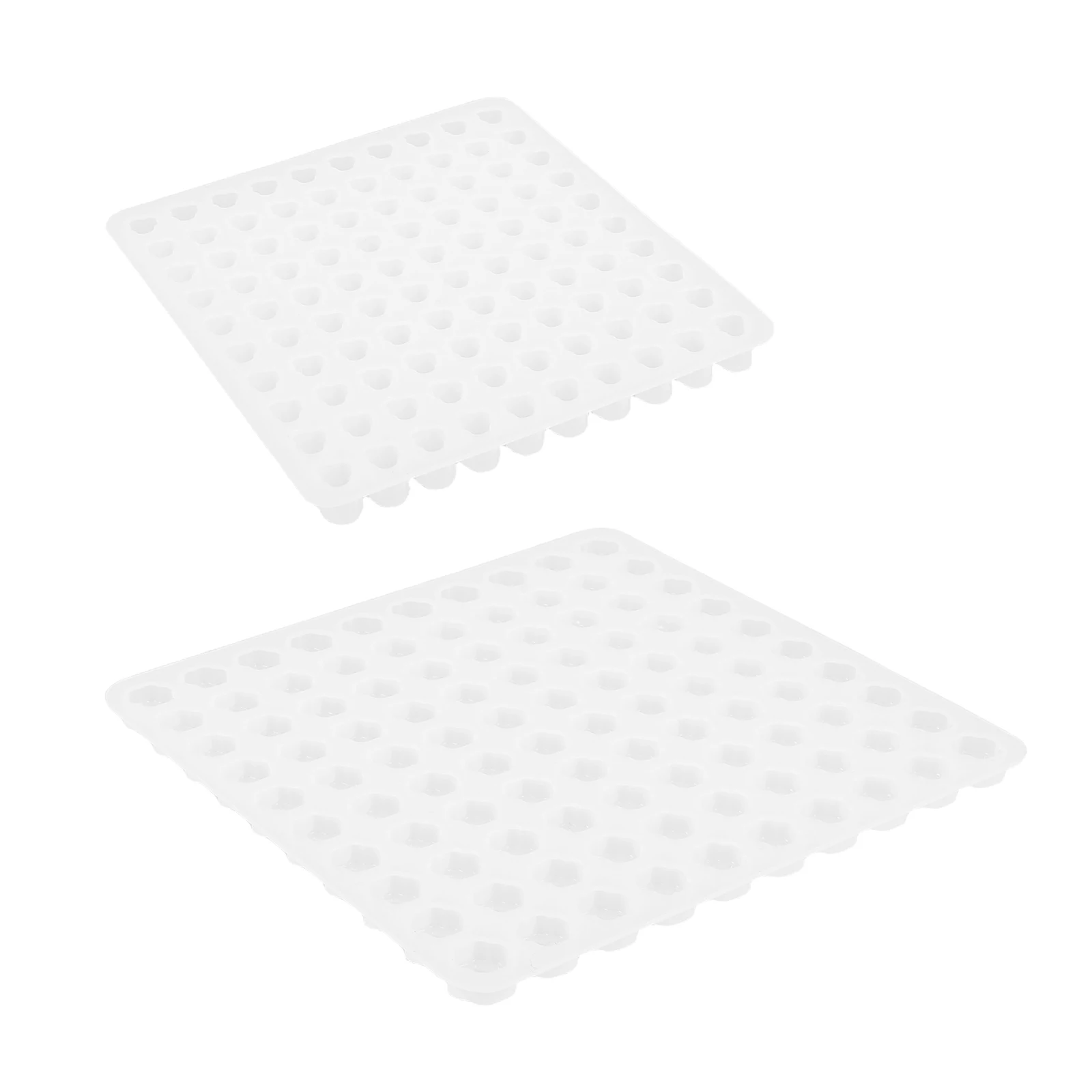 

2 Pcs Wax Seal Molds Silicone Craft Beads Molds for Invitations Letters Decorative Embellishments Reusable Sealing Supplies