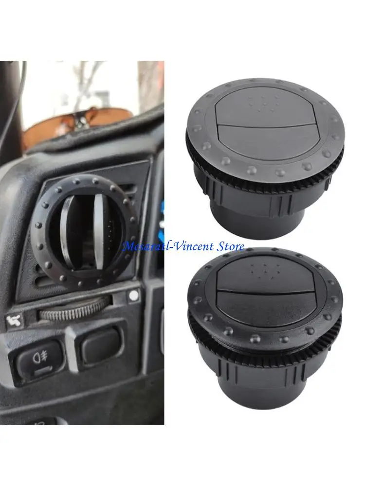 A70F Universal Air Conditioner Deflector Outlet Round Rotating Vents for RV Bus Truck