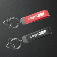 High-Grade Leather Car Keychain Holder Keyring For Peugeot GT LINE 3008 206 5008 208 408 407 107 307 Accessories