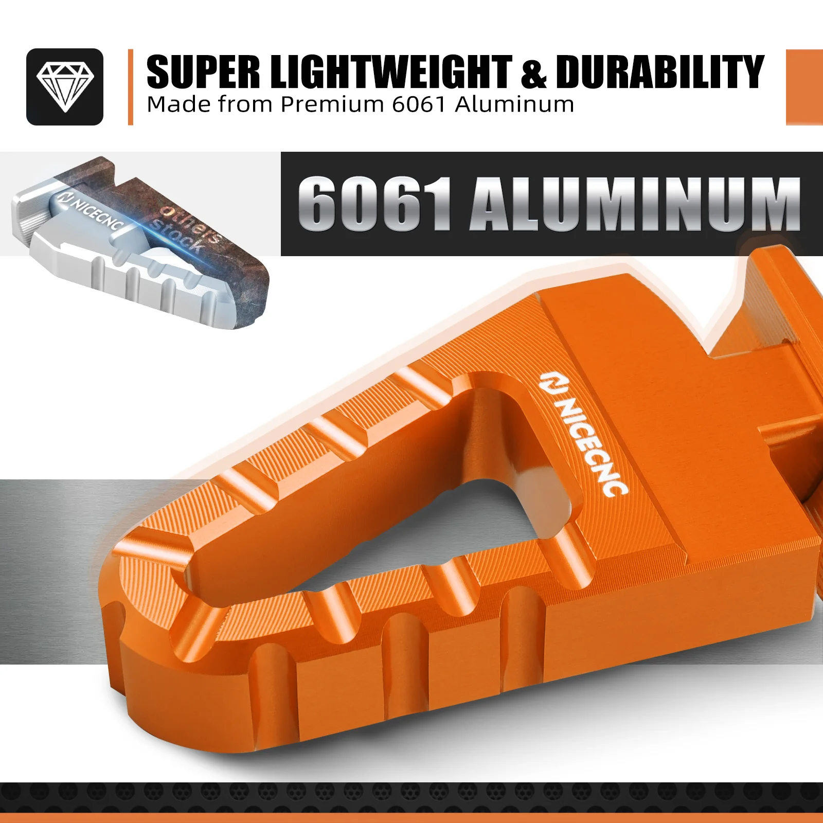 NICECNC KTM EXC 300 2024 2025 사이드 스탠드 킥스탠드 페그 EXC-F 350 450 XCW 500 XCFW 2024 2025 Husqvarna TE300 GasGas EC300 용