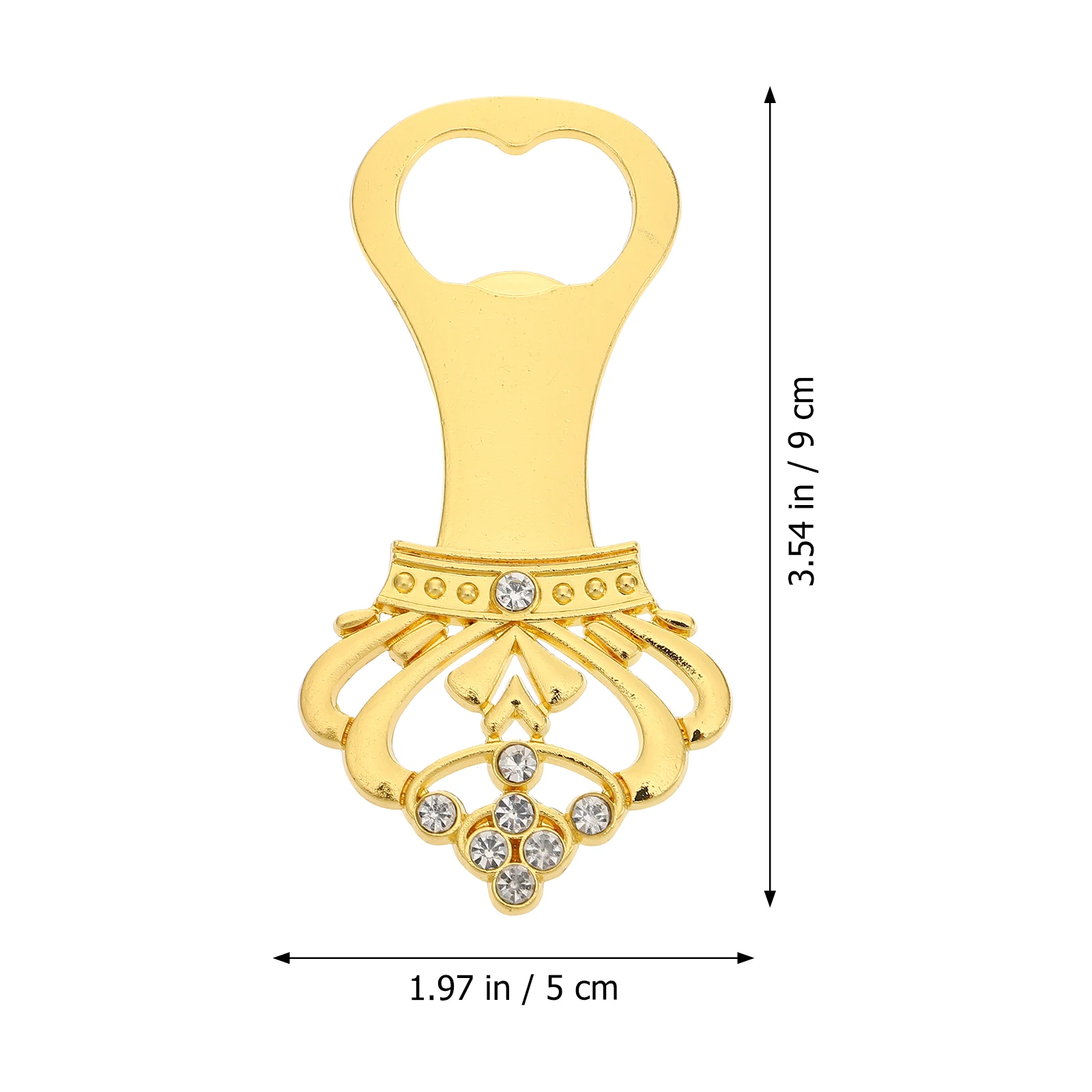 2Pcs Crown Beer Bottle Opener Unique Design Practical Shape for Home Bar Party Gifts Beer Lid Opener Wine Tool