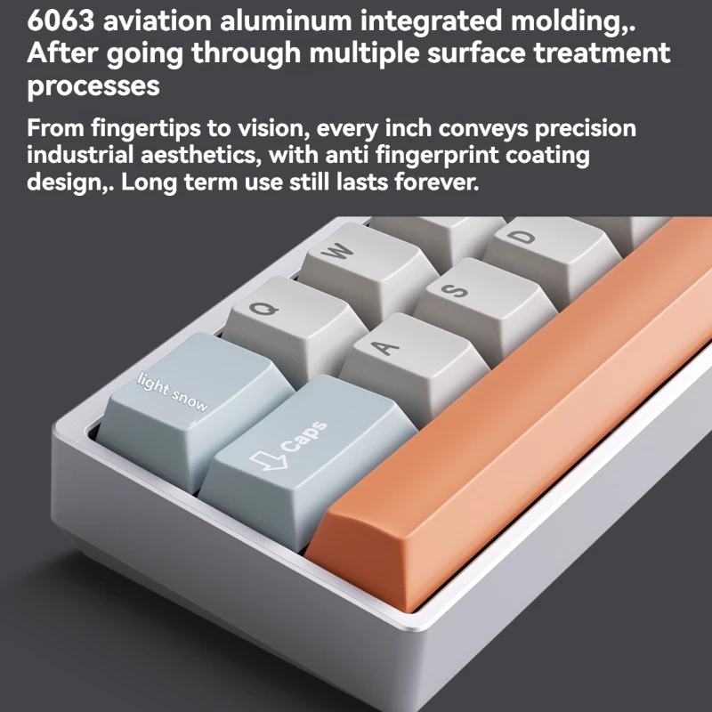NOVA Mechanical Keyboard Kit Customized Tri-mode RGB Hot Swap CNC Aluminium Mini Gaming Office Mechanical Keyboard Accessories