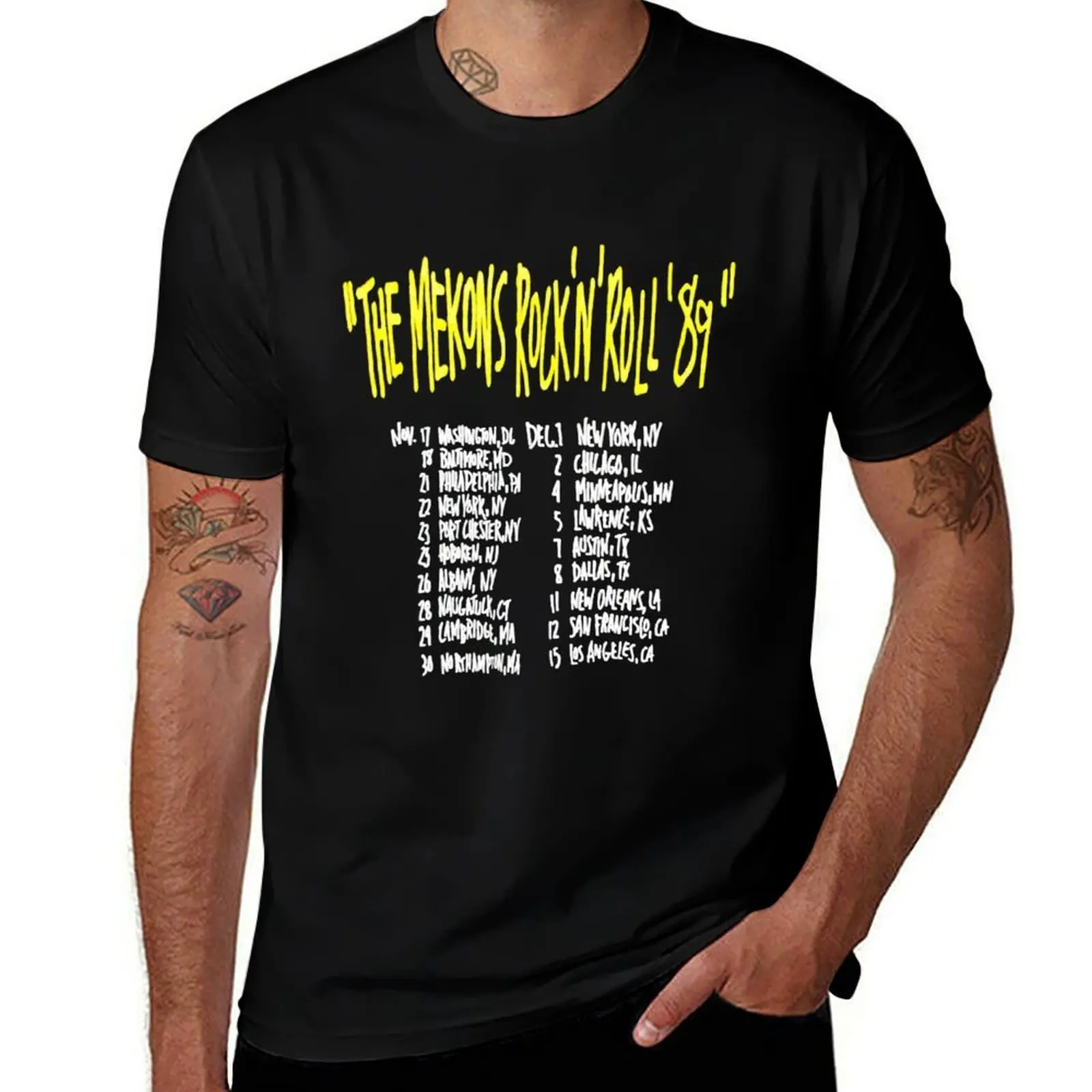 1989 Mekons Vintage Memphis, Egypt Era The Mekons Rock _N_ Roll 89 Tour Cult Classic 80_s + 90_s British Post Punk Rock  T-Shirt