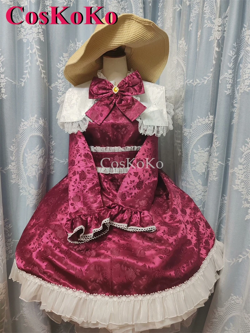 

【На заказ】CosKoKo Ellen Косплей Игра Touhou Project Костюм Великолепное элегантное милое платье Одежда для ролевых игр на Хэллоуин
