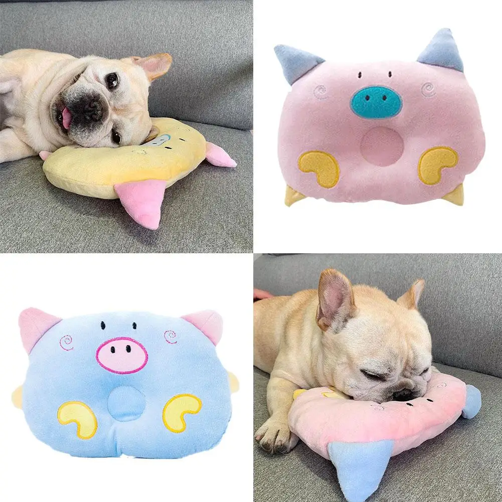 Pet Pillow Cat And Dog Sleeping Mat Extremely Soft Pomeranian Teddy Pig Pillow Bichon Supplies Dog Oval Z6W8