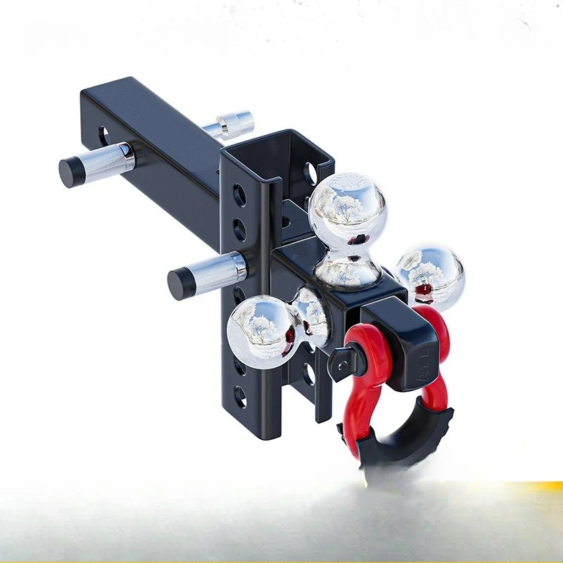 

Adjustable Trailer Arm RV Mount Accessories Carbon Steel Porous Three Ball Head
