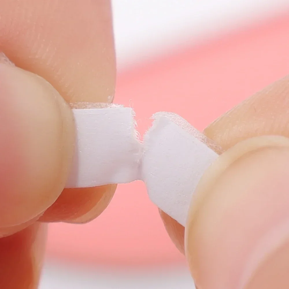 10 рулонов двусторонней клейкой ленты, 8 м, ультратонкая белая прочная лента, наклейка для домашнего офиса, двусторонняя лента, липкая бумага