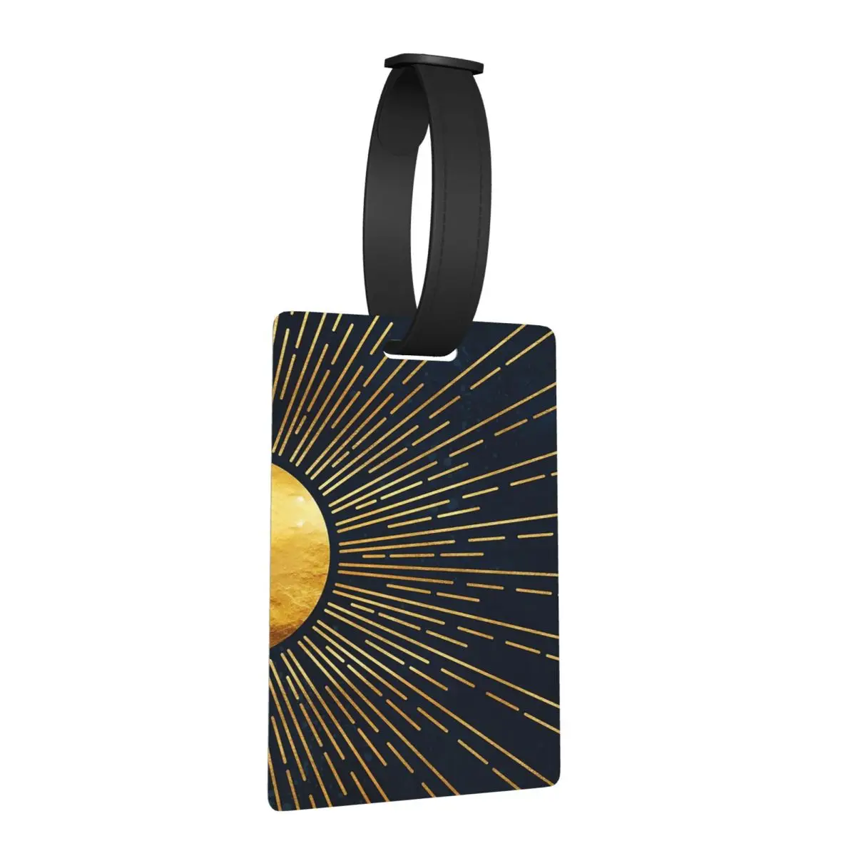 

Blue And Gold Luggage Tags Suitcase Accessories Travel Portable Baggage Boarding Tag Label Holder ID Name Address