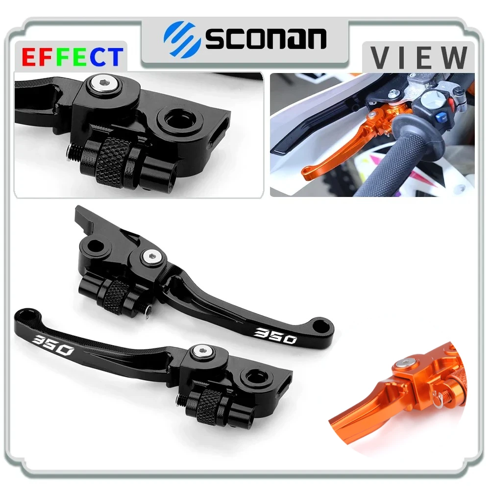 

For 350 350SX-F 350EXC-F 350XC-F 350XCF-W 350 sx-f/exc-f/xc-f/xcf-w Motorcycle Accessories Brake And Clutch Levers Aluminum
