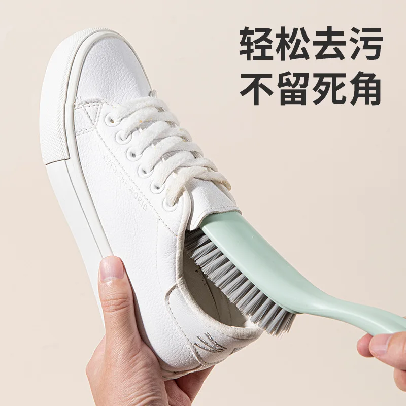 Front upturned brush,clothes washing,shoes,plastic wire shoe brush,foaming soft sweater brush,extended twisted long handle brush