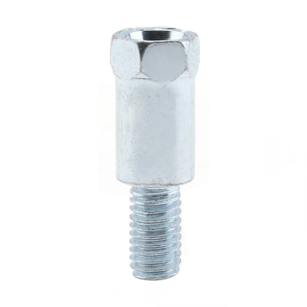 8mm Anti clockwise To Clockwise Mirror Adapter Silver Steel Metal Heighten Rearview Bolt Screw Bolt Motorbike Mirror Screw