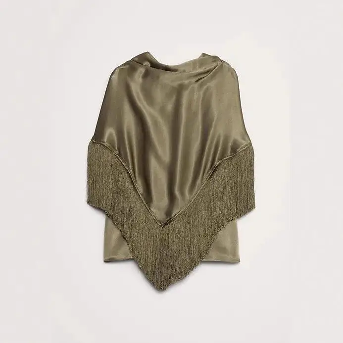 

Cleanfit Sle round Ne Satin Trim Pure Color Top Women's irt Thin Non Deformable Svel PU Material Autumn Design