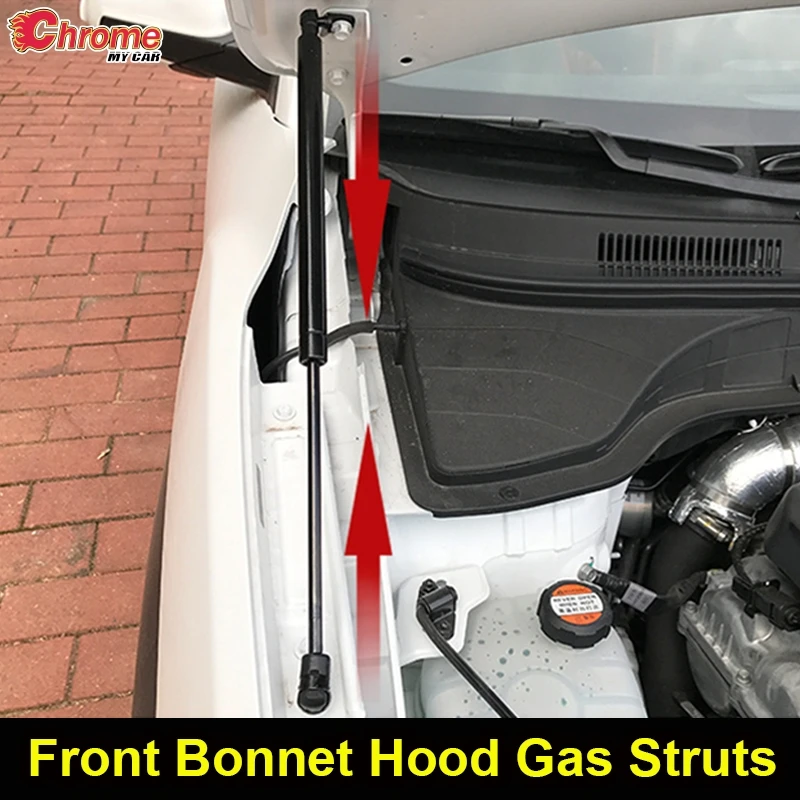 For Hyundai Kona Kauai 2017~2023 Front Hood Bonnet Engine Cover Hydraulic Rod Gas Struts Lift Support Protector