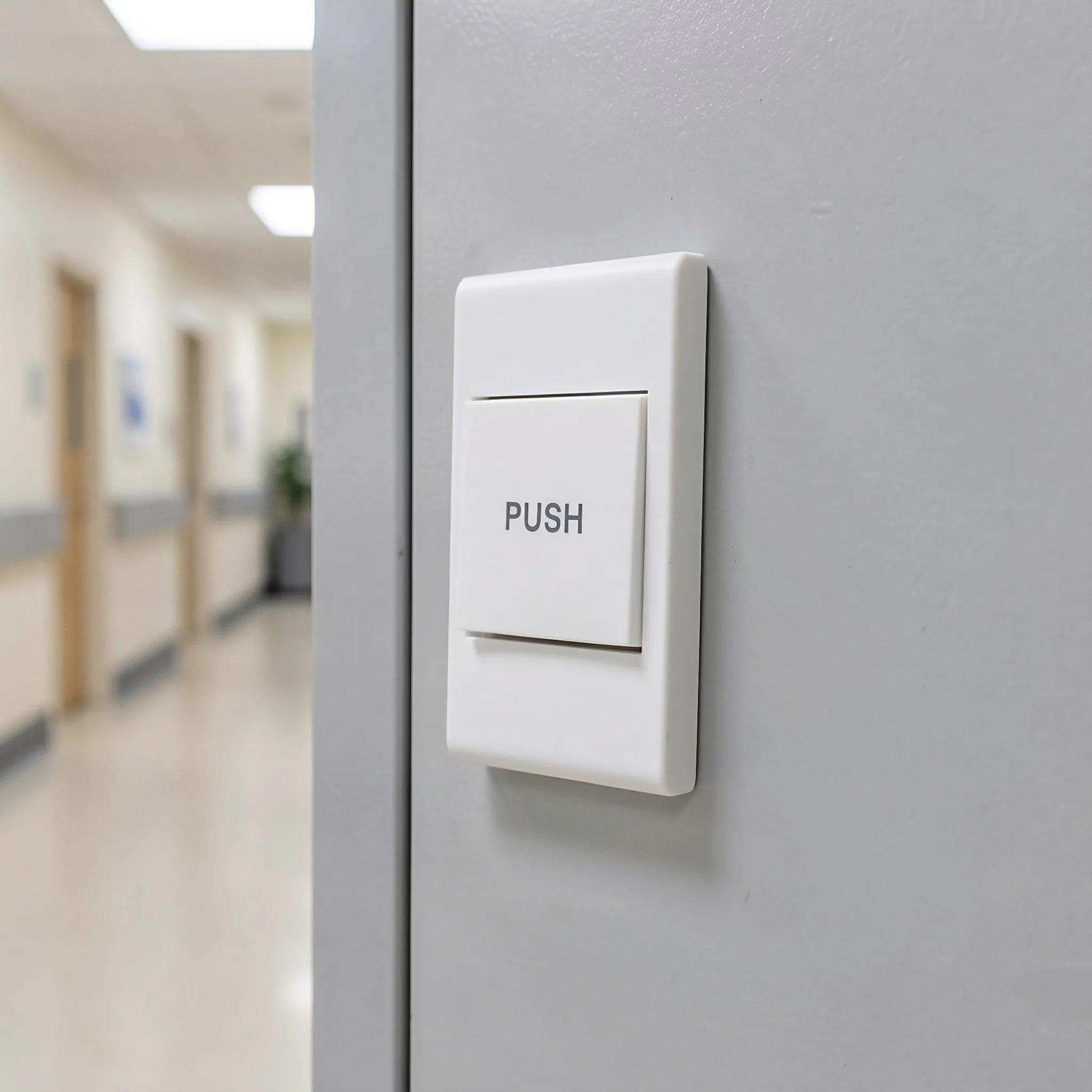 Single Button Door Release Switch White Panel for Access Control System Push to Exit Button Indoor Use Electric Lock Accessory