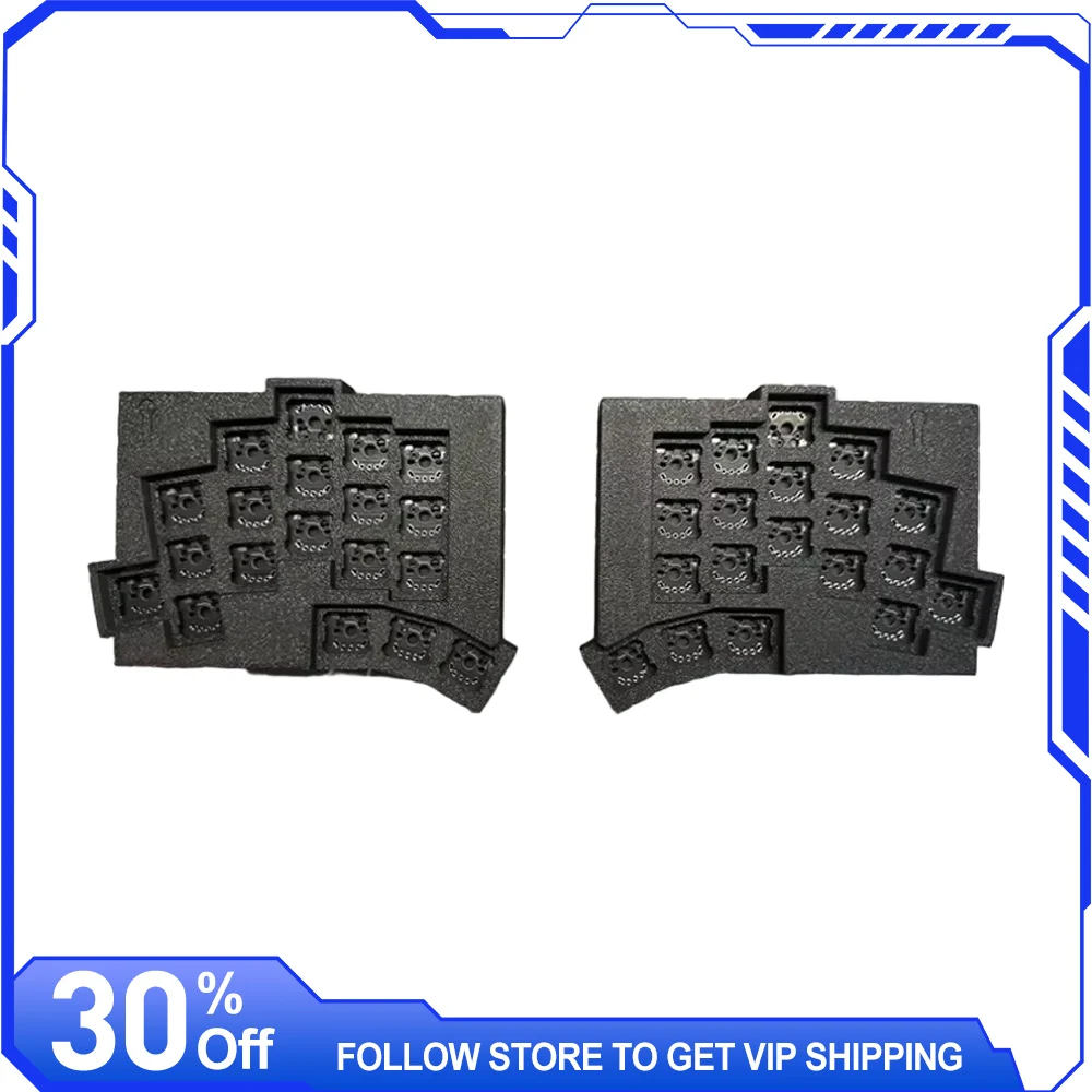 

KeebNerd Totem MX Беспроводная разделенная клавиатура Комплект 150 мАч FDM Печатный корпус Индивидуальные ZMK Студийная смена ключей Аксессуары для ноутбуков Подарки