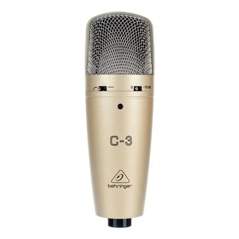 

Behringer C-3 Condenser Microphone with Swivel Stand Mount & Transport case Music Equipment for Studio and Live Applications