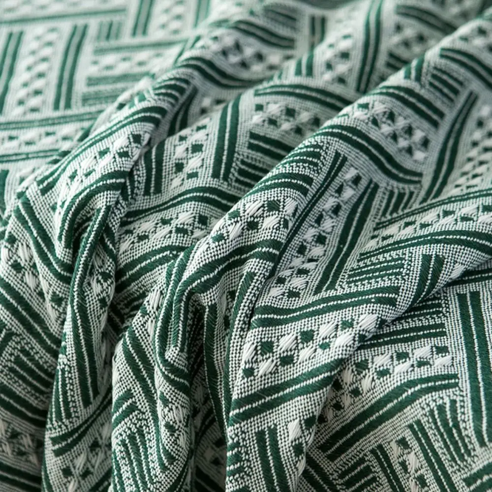 ديكور المنزل شرابة حافة المتشابكة شبكة مفرش المائدة مستطيلة قابل للغسل غطاء الطاولة الفرنسية ريفي طاولة القهوة حصيرة طاولة طعام #2