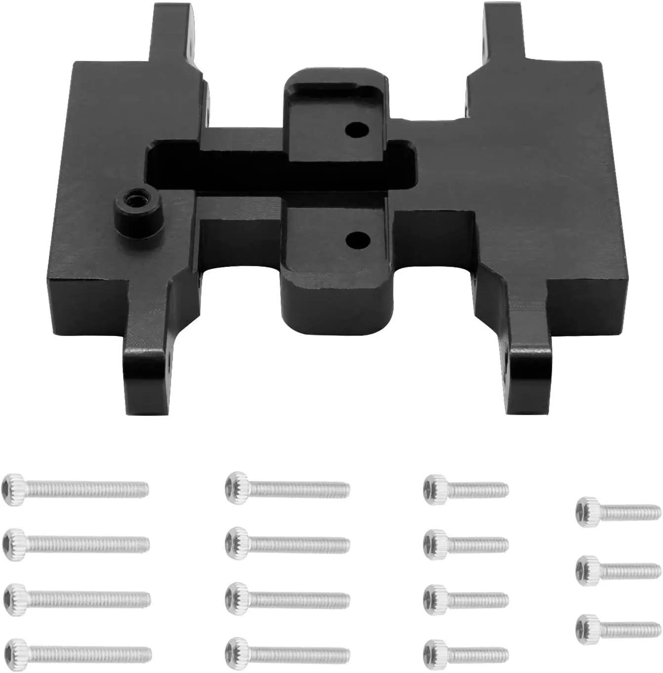 OGRC Aluminum Gearbox Mount Transmission Plate Gearbox Base Upgrade Parts for 1/24 Axial SCX24 C10 JLU DB Gladiator Bronco