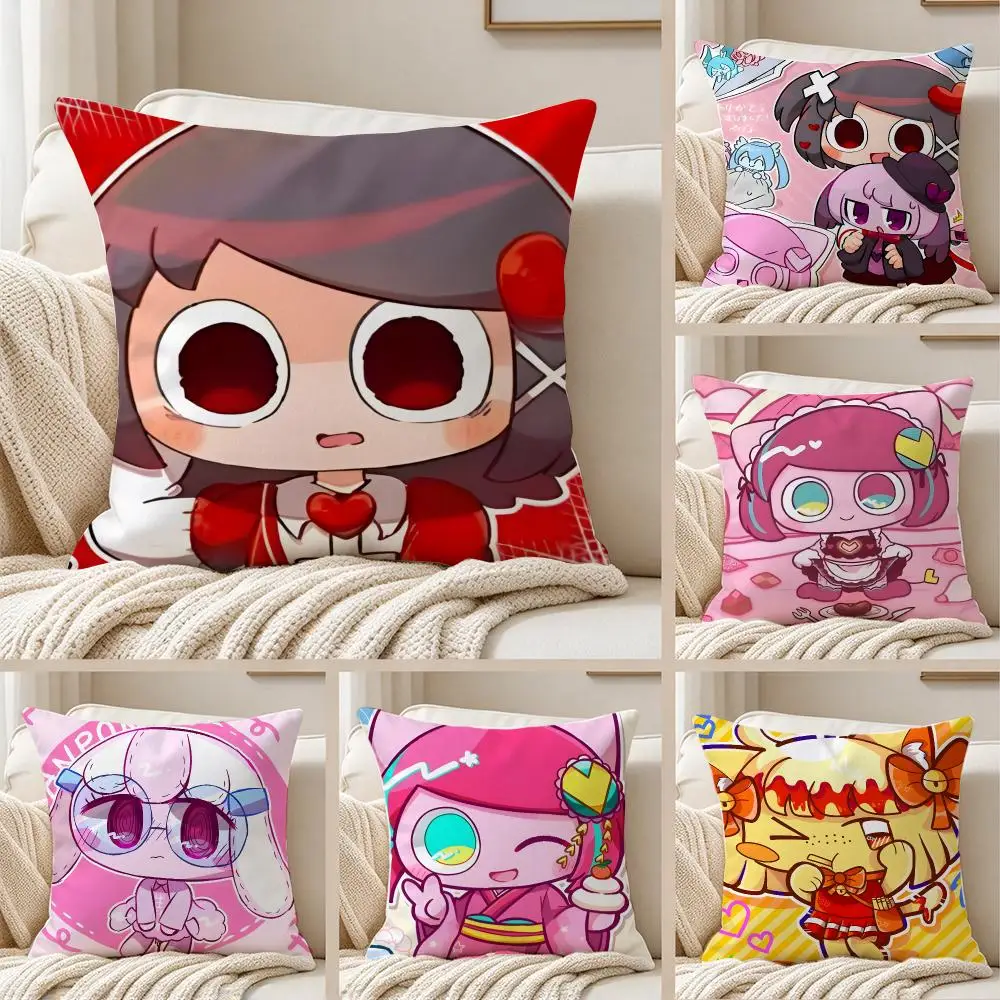 Artist P-Pepoyo Cushion Cover Contemporary Simple Cushion Shell Home Sofa Decoration Pillow Protector