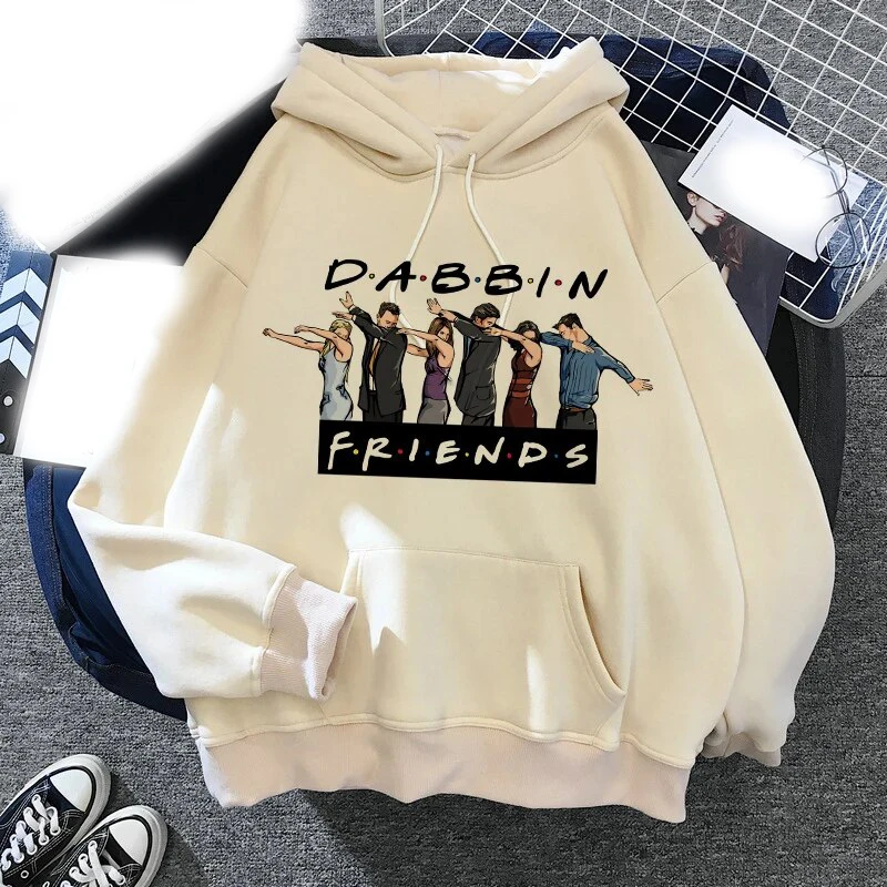 Friends Tv Show Hoodies Funny Cartoon Printed Men Woman Fashion Hoodie Hooded Sweatshirts Pullovers Unisex Tracksuits Clothing