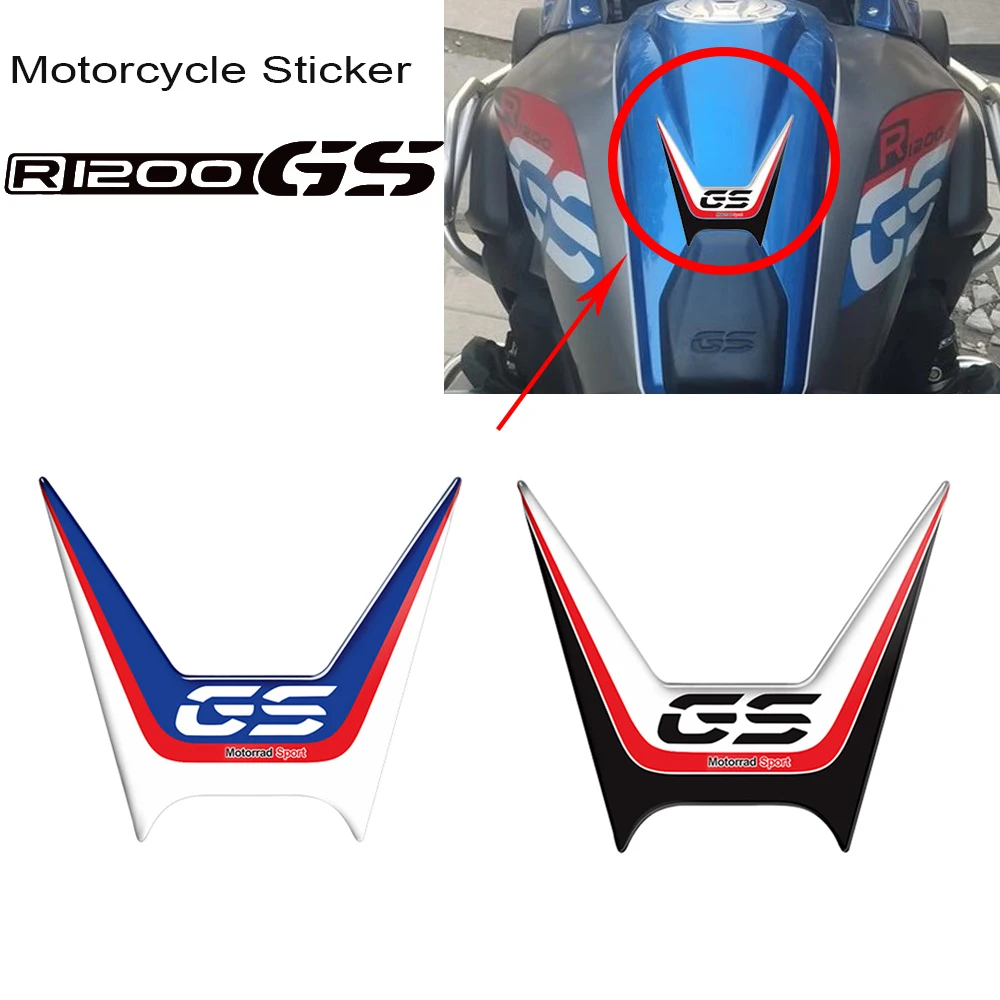 

Motorcycle Fuel Tank Stickers For BMW GS Series R 1300GS 1250GS F 750GS Waterproof Fishbone Shape Decals Wear-resistant Tankpad