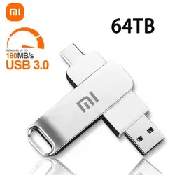 Xiaomi 16TB Flash Drive Usb3.0 Super High Speed Transfer High Capacity Metal Pen Drive Computer Portable Flash Memory USB U Disk